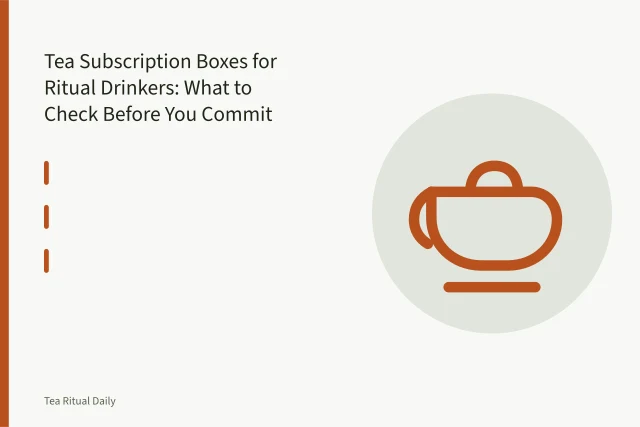 Loose leaf tea weighed on a digital scale beside a gaiwan and teapot. Tea Subscription Boxes for Ritual Drinkers: What to Check Before You Commit