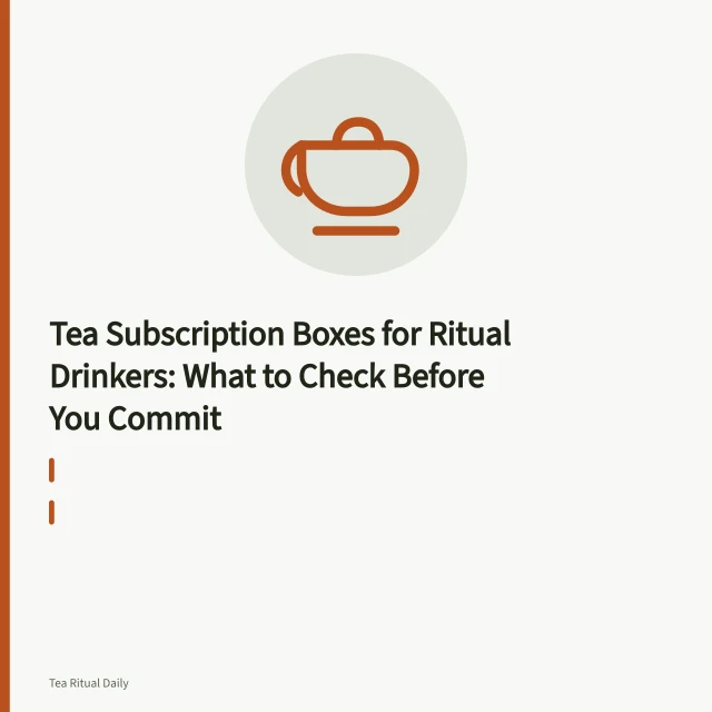 Loose leaf tea weighed on a digital scale beside a gaiwan and teapot. Tea Subscription Boxes for Ritual Drinkers: What to Check Before You Commit